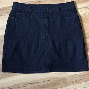 Denim Skort
